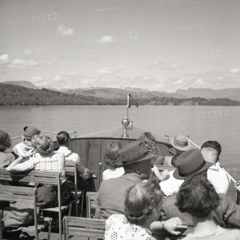 Sightseeing, Lake Windermere, Lake District, c1955. Creator: Arthur Charles Kirby Ware.
