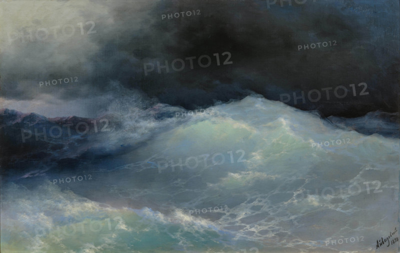 Waves on the high seas, 1898. Creator: Aivazovsky, Ivan Konstantinovich (1817-1900).