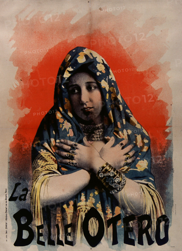 Folies-Bergère. La Belle Otéro, 1894. Creator: Anonymous.