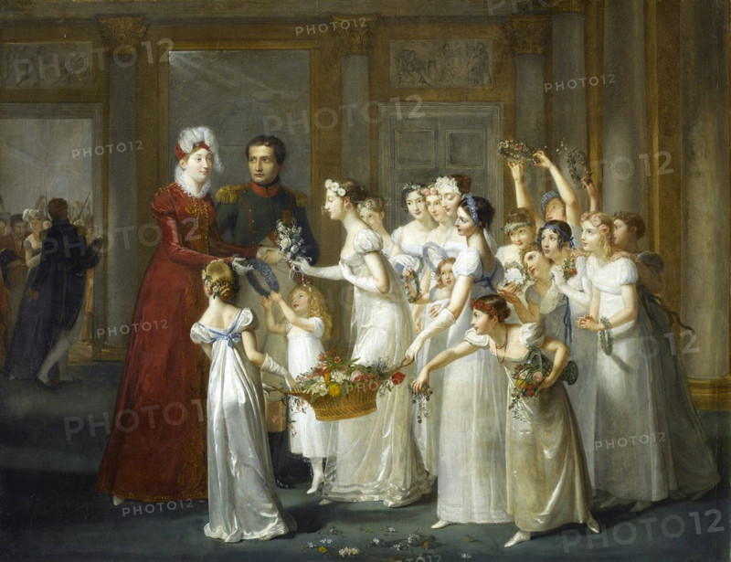 Arrival of Archduchess Marie-Louise in Compiègne, March 28, 1810, 1812. Creator: Auzou, Pauline (1775-1835).
