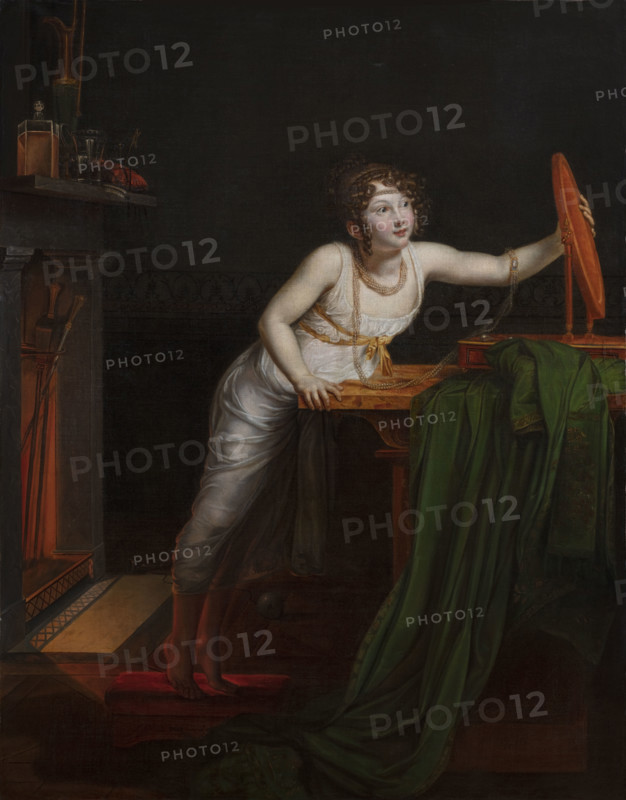 Le premier sentiment de coquetterie (The First Sense of Coquetry), c1804. Creator: Auzou, Pauline (1775-1835).