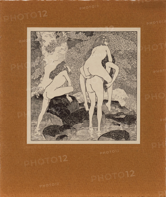 From "Jeux d'Amour de la jeunesse", c1907. Creator: Bayros, Franz von (1866-1924).