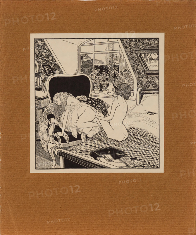 From "Jeux d'Amour de la jeunesse", c1907. Creator: Bayros, Franz von (1866-1924).