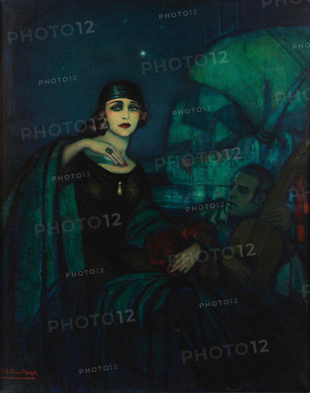 Pola Negri and Rudolph Valentino. Creator: Beltrán Massés, Federico (1885-1949).