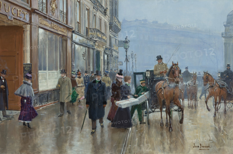 La Maison Doucet, Paris. Creator: Béraud, Jean (1849-1936).