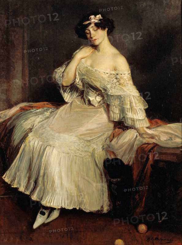 Portrait of the author Colette (1873-1954), c1905. Creator: Blanche, Jacques-Émile (1861-1942).