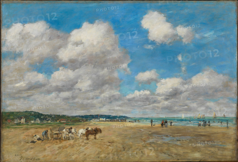 Deauville, 1893. Creator: Boudin, Eugène-Louis (1824-1898).