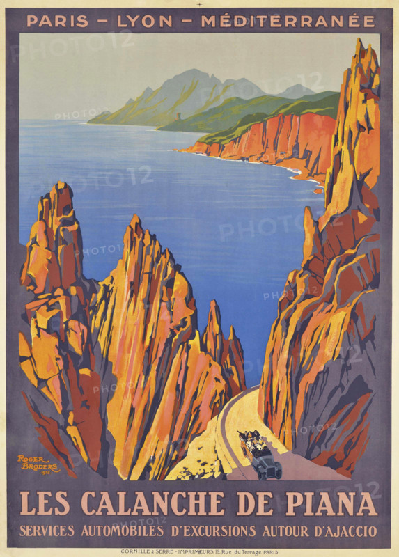 Les calanche de Piana, 1923. Creator: Broders, Roger (1883-1953).