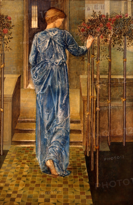 Study for "The Garland Weavers", 1866. Creator: Burne-Jones, Sir Edward Coley (1833-1898).