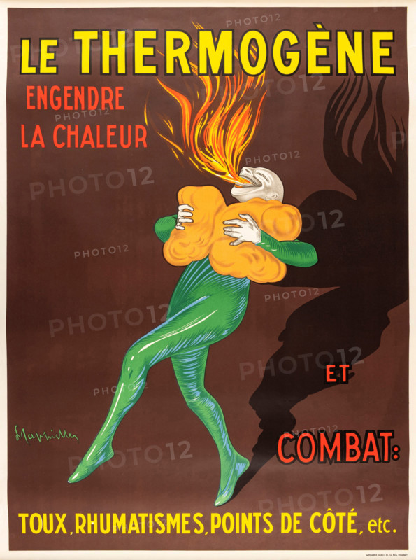 Thermogène generates heat and heals, 1929. Creator: Cappiello, Leonetto (1875-1942).