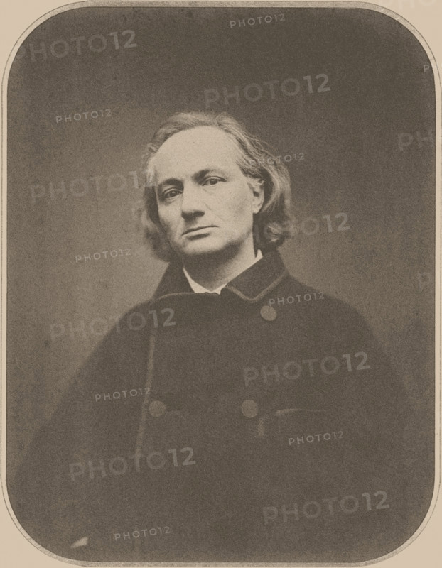 Portrait of Charles Baudelaire, 1865. Creator: Carjat, Étienne (1828-1906).