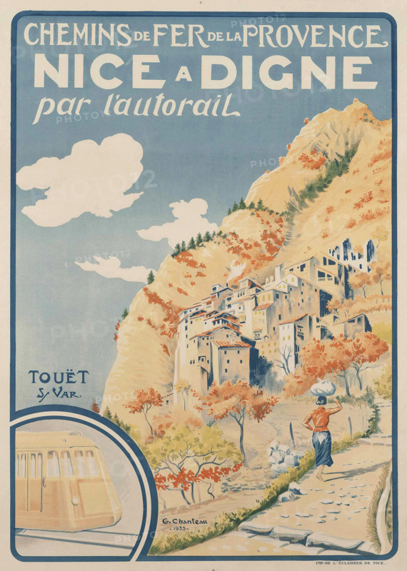 Nice à Digne, 1935. Creator: Chanteau, Gabriel (1874-1955).