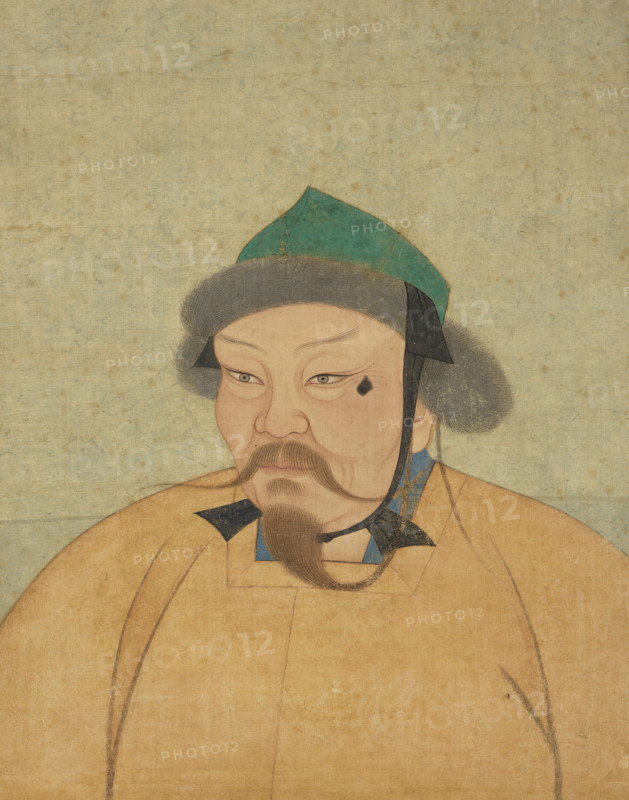 Portrait of Ögedei Khan (1186-1241), 14th century. Creator: Chinese Master.