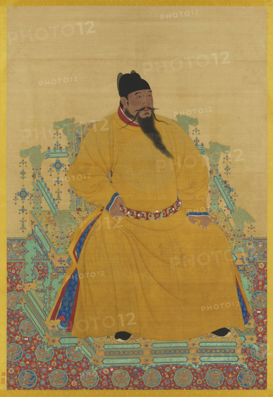 Portrait of the Yongle Emperor (1360-1424). Creator: Chinese Master.