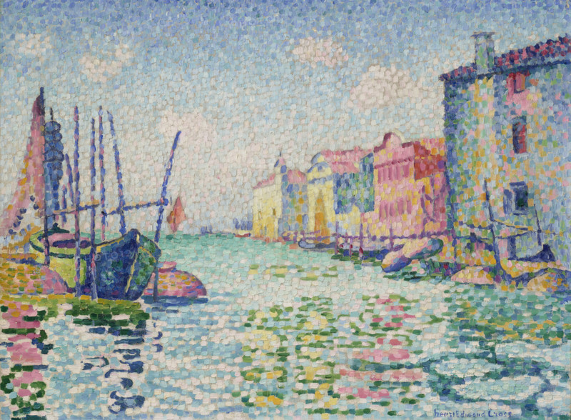 Canale Ponte Lungo, 1903-1905. Creator: Cross, Henri Edmond (1856-1910).