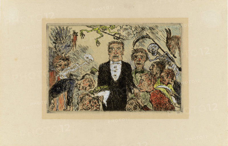 Les Péchés Capitaux (The Deadly Sins), 1888-1904. Creator: Ensor, James (1860-1949).