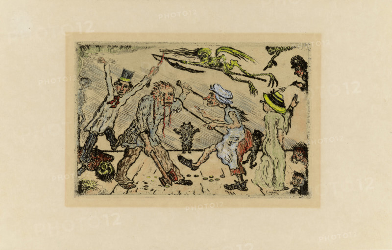 Les Péchés Capitaux (The Deadly Sins), 1888-1904. Creator: Ensor, James (1860-1949).