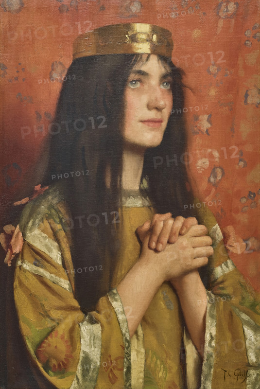 La reine Clotilde, 1905. Creator: Gotch, Thomas Cooper (1854-1931).