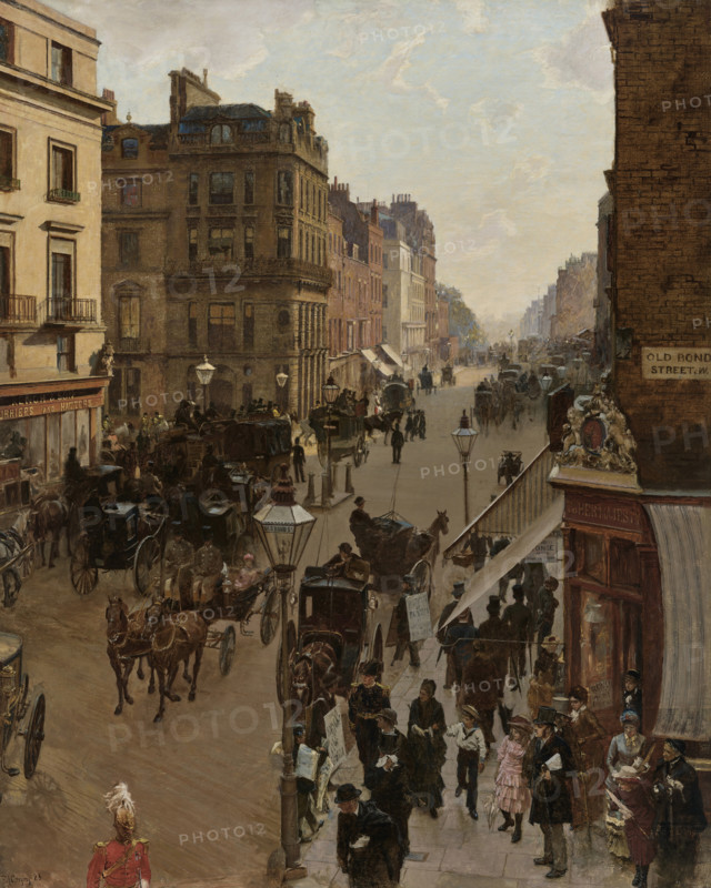 Piccadilly - Drawing Room Day, 1883. Creator: Gregory, Edward John (1850-1909).