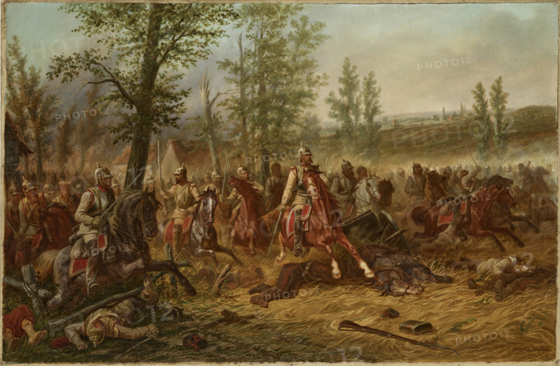 The Battle of Gravelotte. Creator: Imschoot, Jules van (1821-1884).