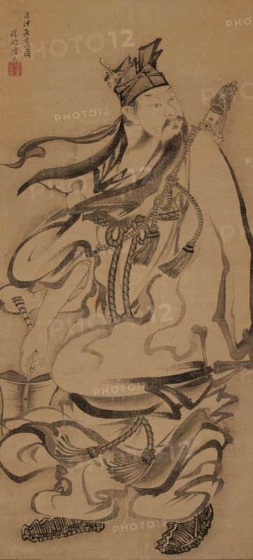 Lü Dongbin, Second Half of the 18th cen.. Creator: Jakuchu, Ito (1716-1800).