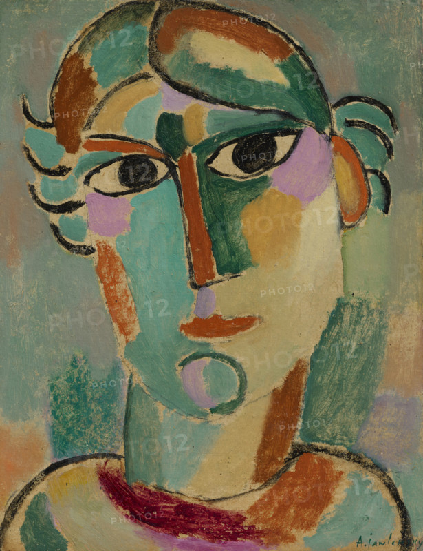Portrait (Portrait of Toni), c1915. Creator: Javlensky, Alexei, von (1864-1941).