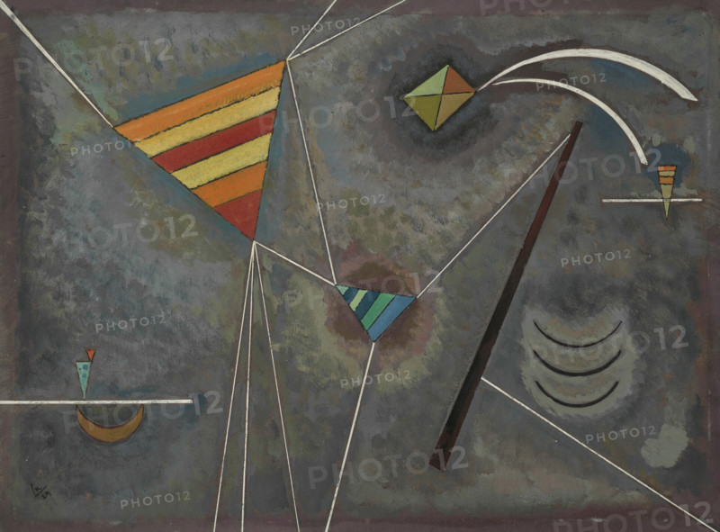 Weissgebunden (White-bound), 1929. Creator: Kandinsky, Wassily Vasilyevich (1866-1944).