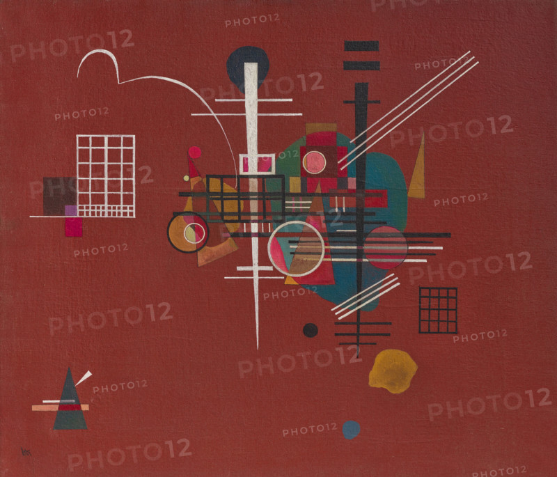Dull Red, 1927. Creator: Kandinsky, Wassily Vasilyevich (1866-1944).