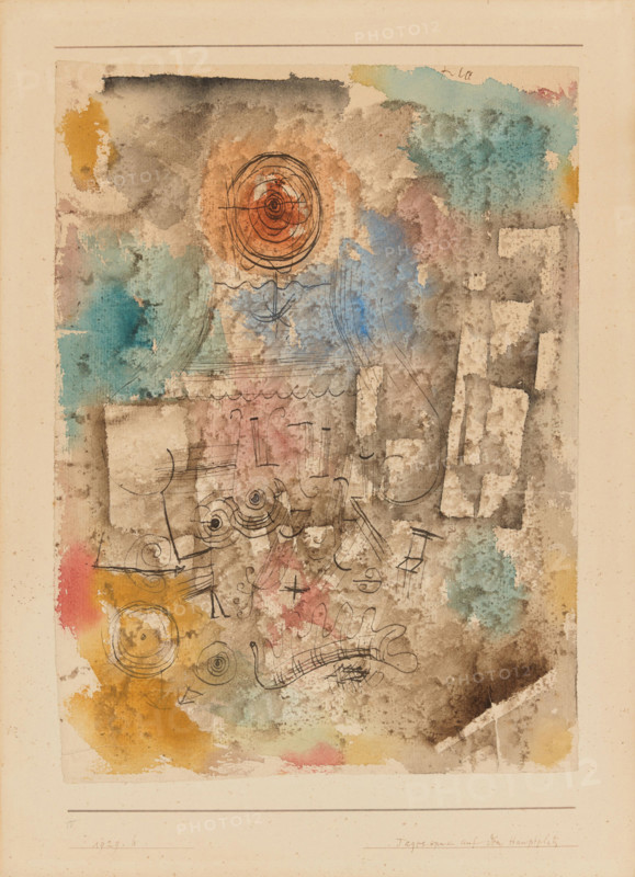 Daytime Haunting on the Main Square, 1929. Creator: Klee, Paul (1879-1940).