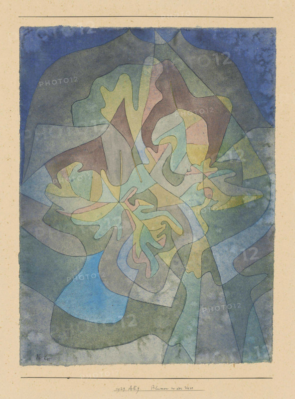Flowers in the Vase, 1929. Creator: Klee, Paul (1879-1940).