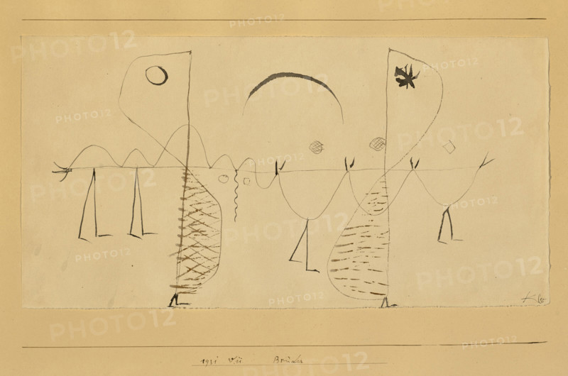 Brüder (Brothers), 1931. Creator: Klee, Paul (1879-1940).