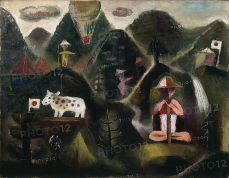 Summer Mountains, 1927. Creator: Koga, Harue (1895-1933).