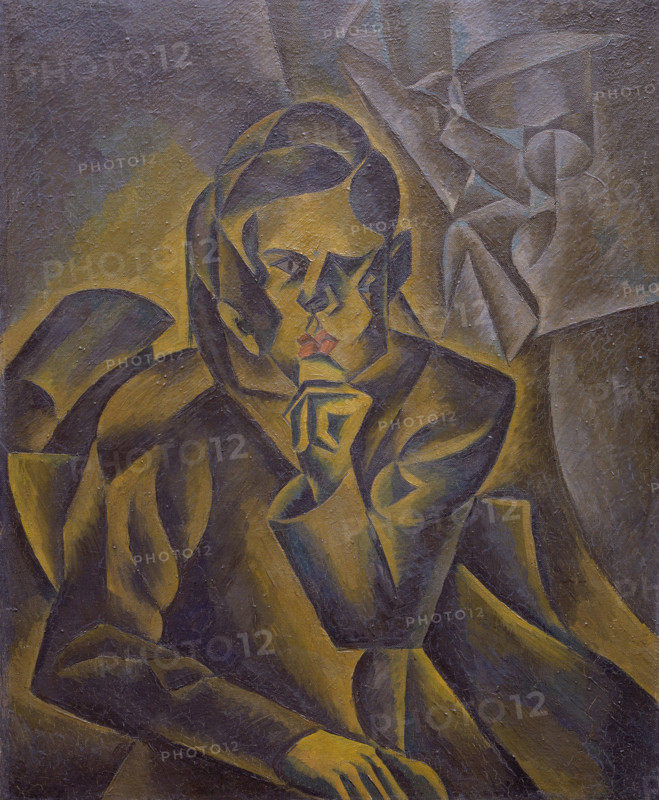 Portrait of Jan Zrzavý, 1912. Creator: Kubista, Bohumil (1884-1918).