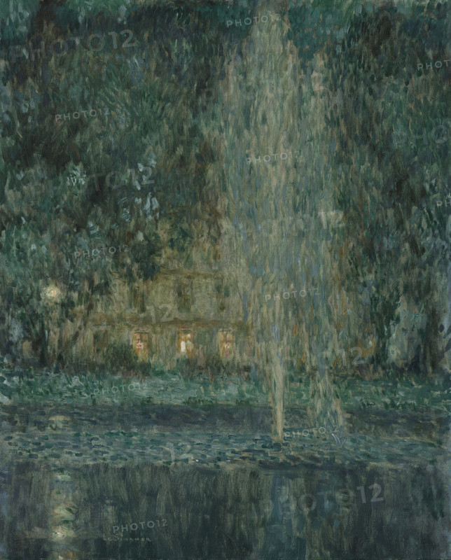 The fountain at night, 1937. Creator: Le Sidaner, Henri (1862-1939).