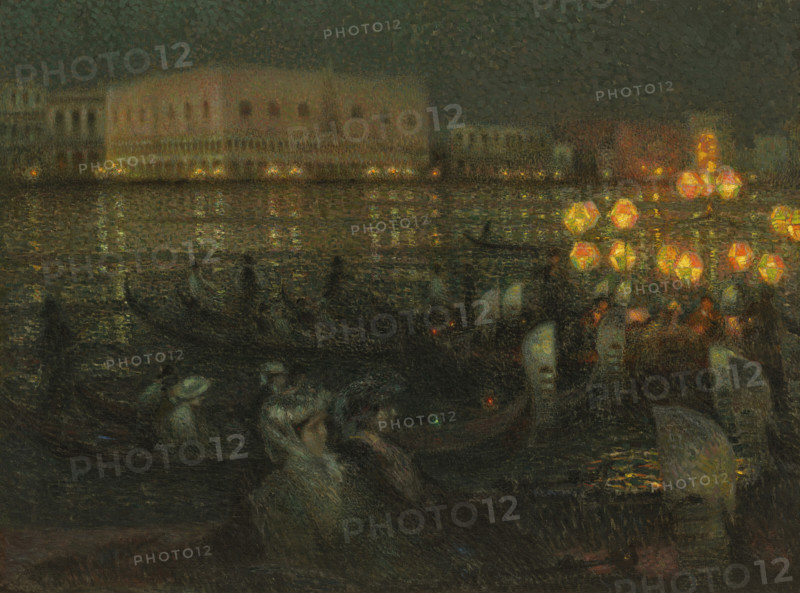 The Serenade, Venice, 1907. Creator: Le Sidaner, Henri (1862-1939).