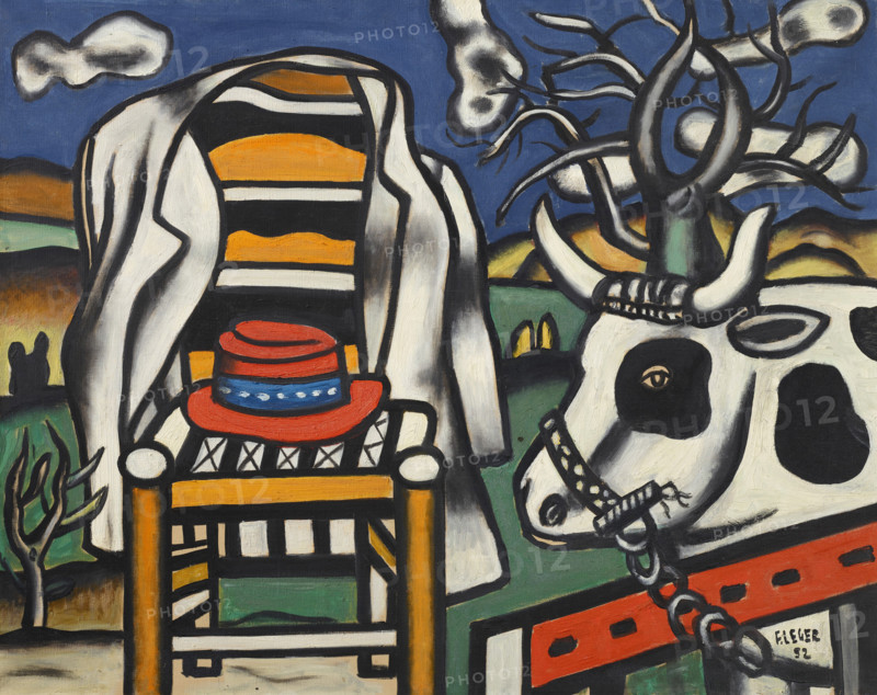 A cow and a red hat, 1952. Creator: Léger, Fernand (1881-1955).