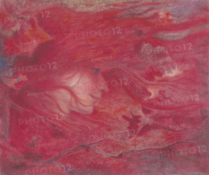 La bourrasque (The Squall), 1897. Creator: Lévy-Dhurmer, Lucien (1865-1953).