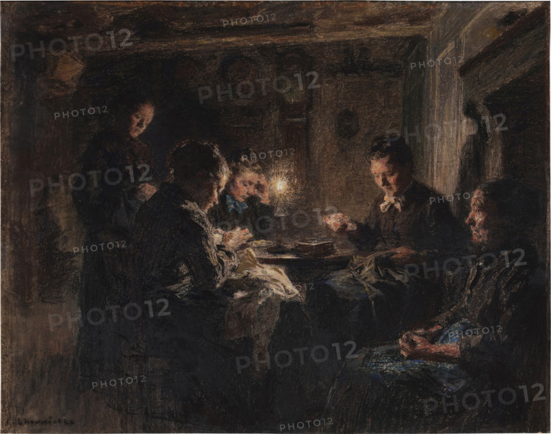 The Seamstresses, 1885-1887. Creator: Lhermitte, Léon (1844-1925).