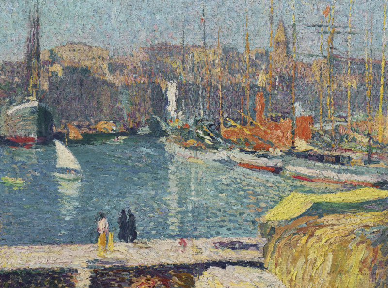 The old port of Marseille. Creator: Martin, Henri (1860-1943).