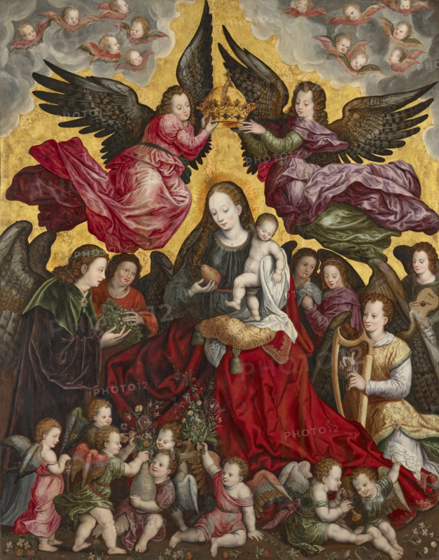 The Coronation of the Virgin, Second half of the16th cen.. Creator: Master of Portugalete (active second half of the 16th cen.).