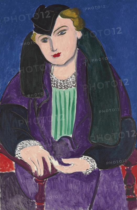 Portrait au manteau bleu, 1935. Creator: Matisse, Henri (1869-1954).