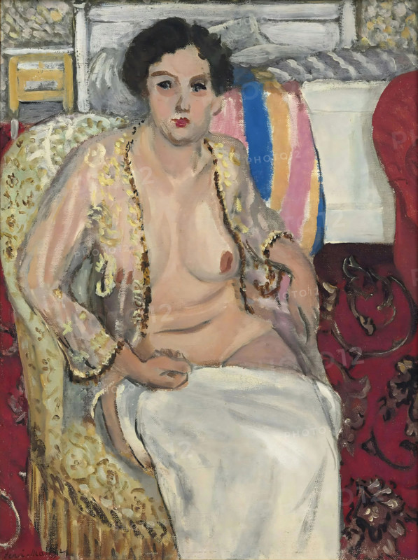 Woman in an Armchair (Woman in a negligee), 1920. Creator: Matisse, Henri (1869-1954).