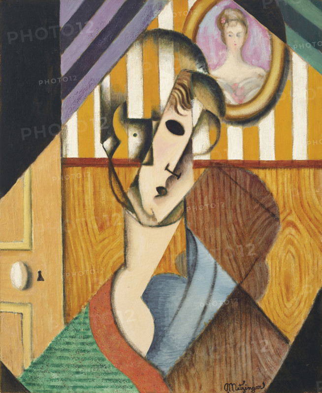 Head of a young girl, c1914. Creator: Metzinger, Jean (1883-1956).