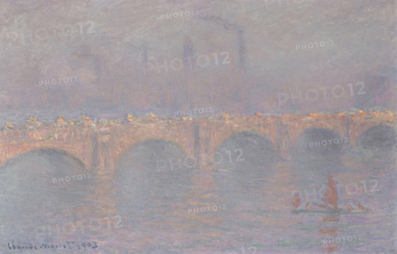 Waterloo Bridge, soleil voilé, 1899-1903. Creator: Monet, Claude (1840-1926).