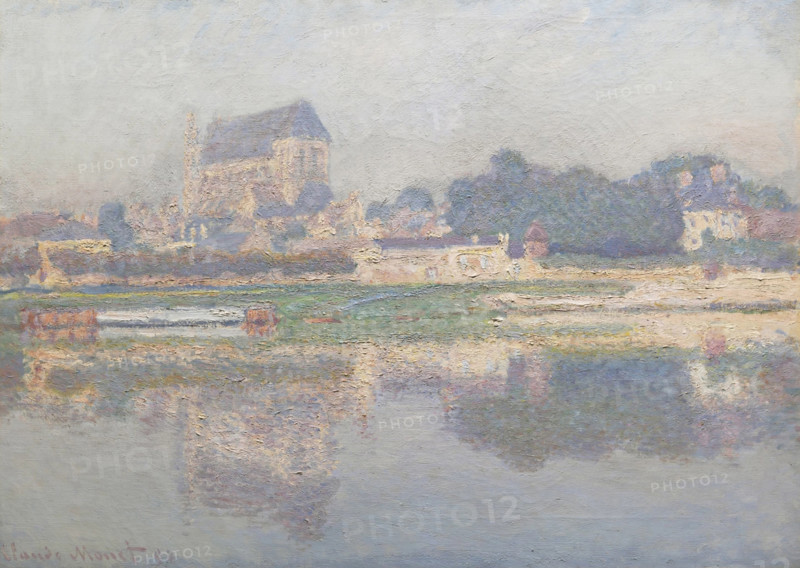L'église de Vernon, Soleil (The Church in Vernon, Sun), 1894. Creator: Monet, Claude (1840-1926).