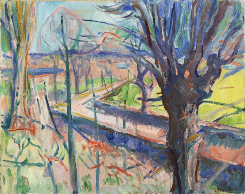Spring day on Jeløya (Vårdag på Jeløya), 1915. Creator: Munch, Edvard (1863-1944).