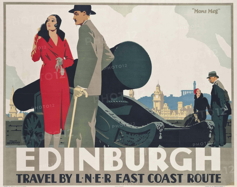 Edinburgh. Travel by L.N.E.R, 1935. Creator: Newbould, Frank (1887-1951).
