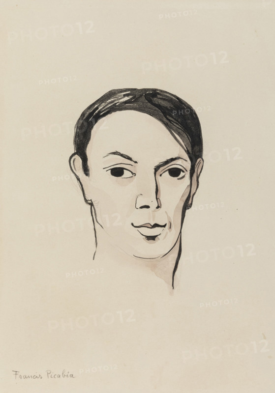 Portrait of Pablo Picasso, c1920-1925. Creator: Picabia, Francis (1879-1953).