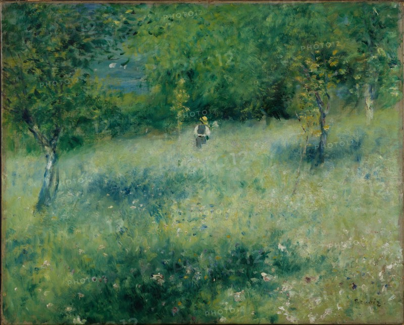 Spring at Chatou, c1873. Creator: Renoir, Pierre Auguste (1841-1919).