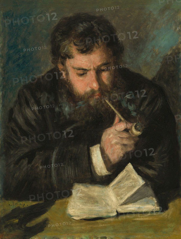 Claude Monet (Le Liseur), 1872. Creator: Renoir, Pierre Auguste (1841-1919).